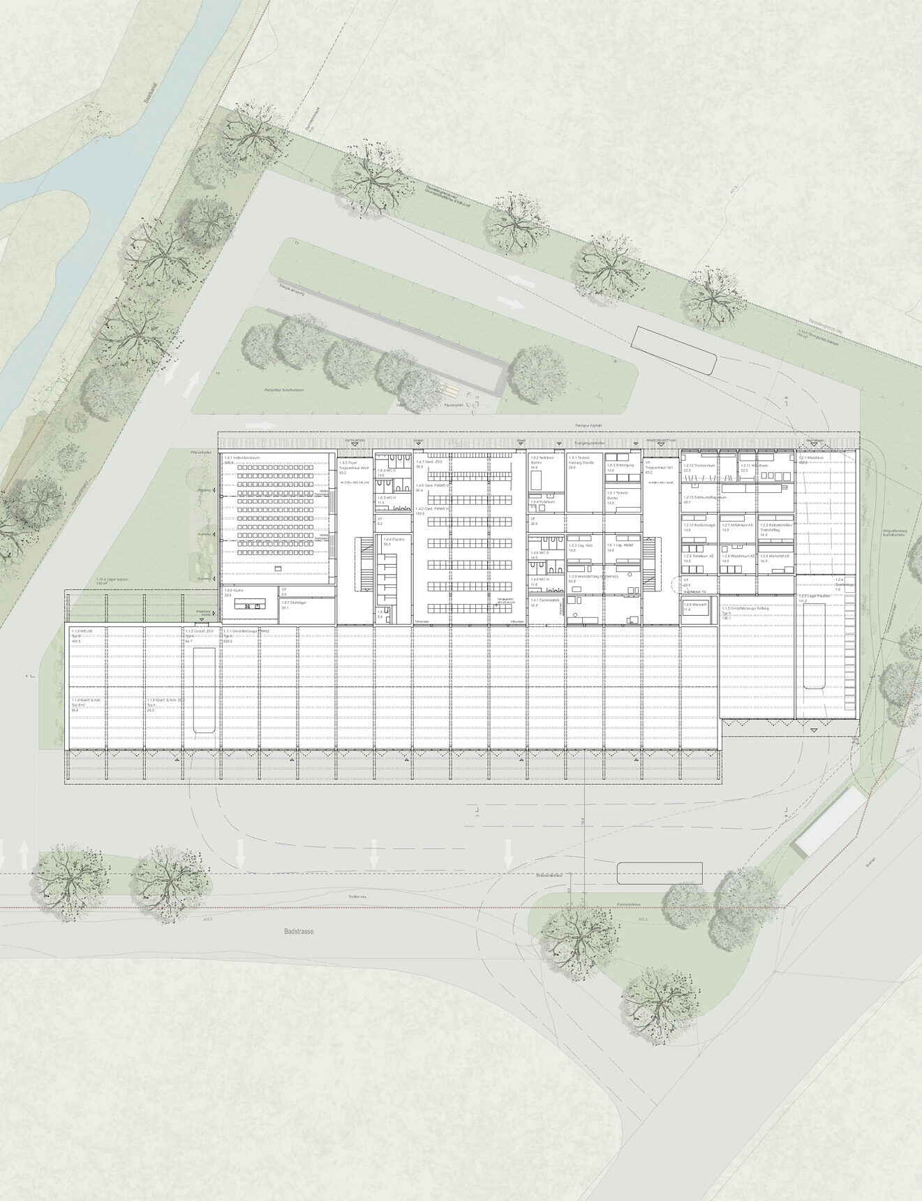 Interventionszentrum Werdenberg Grundriss